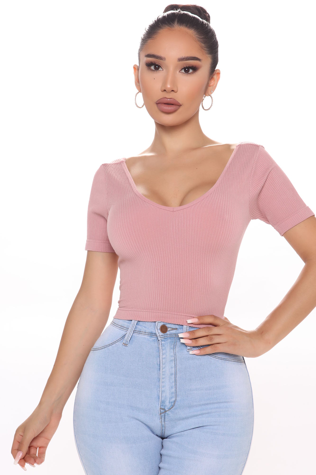 Hard to Forget Me Top - Mauve Online Hot Sale